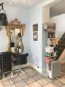 Hair design by Liz at Halo